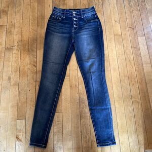 Maurices High Rise Jeans Women’s Size XS Regular Button Fly Skinny Stretch